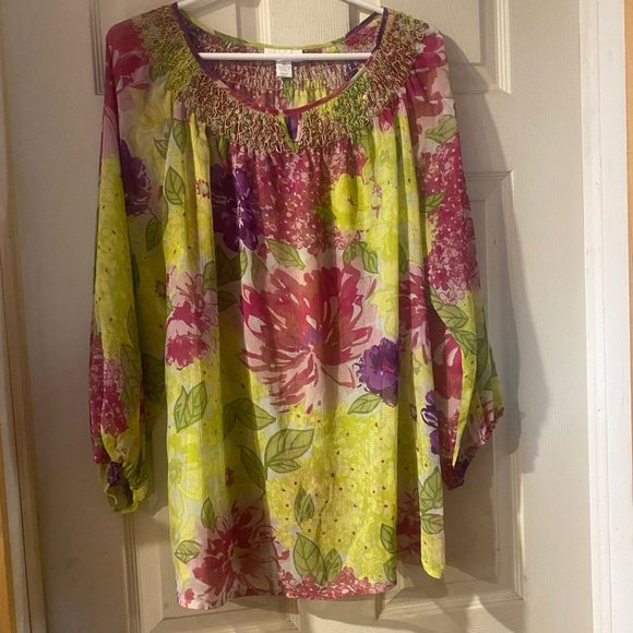 Charter Club Blouse Size 16 100% Polyester 5/$25 - Picture 1 of 4